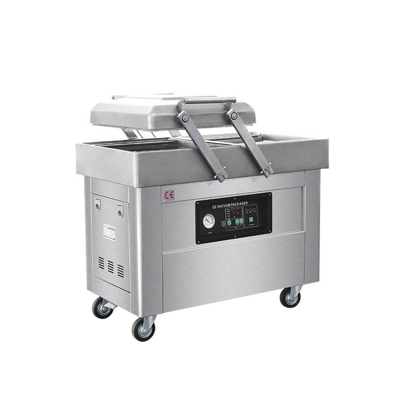 Фото Упаковщик двухкамерный Hualian Machinery DZ-400/2SB SS (нерж.) 1