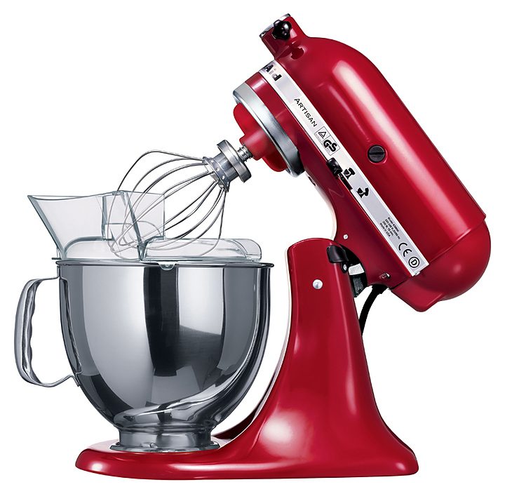 Фото Миксер планетарный настольный KitchenAid 5KPM5EER красный 2