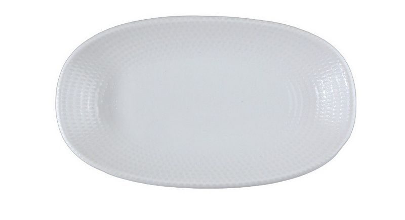 Блюдо Bonna White Pure Dot L артикул S-PRDGRM24OKY