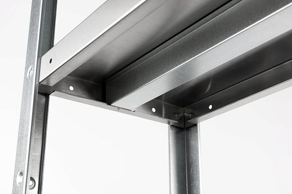 Фото Стеллаж прямой сплошной RESTOINOX — арт. СТП-6/4-ЭЦ 8