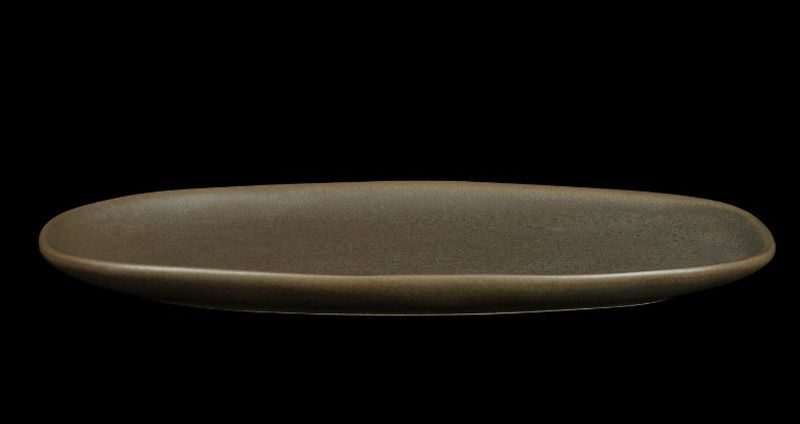 Фото Блюдо Corone Luminare L 268 мм, B 123 мм серое — арт. фк1926 1