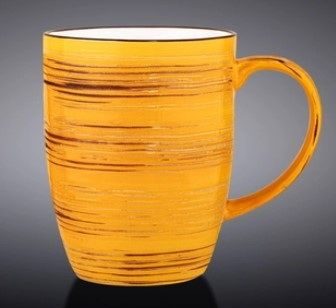 Кружка Wilmax Spiral желтая мл артикул WL-669437/A