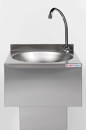 Фото Рукомойник металлический RESTOINOX напольный — арт. РННХ-40/40-Б 4