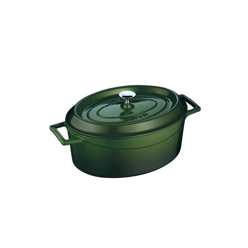 Фото Кокотница LAVA TRENDY SERIES 0,36 л, L 160 мм, B 100 мм, H 70 мм зеленая — арт. LV O TC 10 K2 G 1