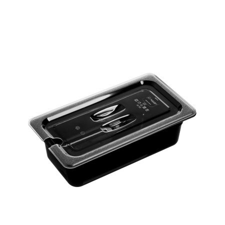 Фото Крышка к гастроемкостям Gastroplast GN 1/3 поликарбонат, прозрачная, универсальная артикул 79211 1