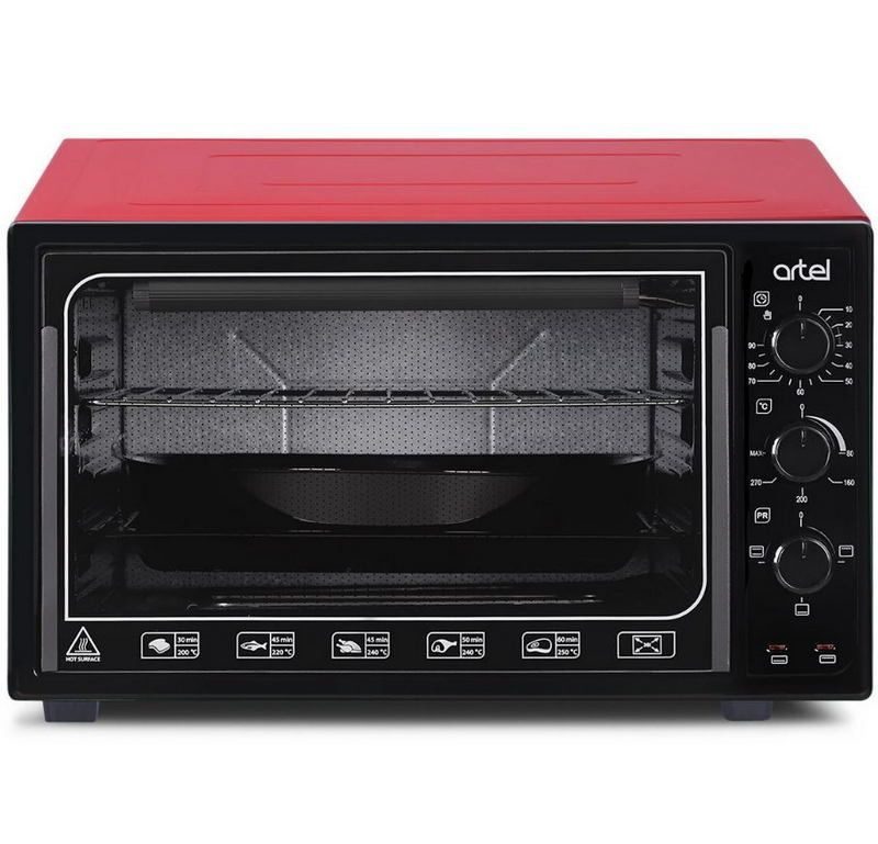 Мини-печь ARTEL ECO MD-3618 черно-красный
