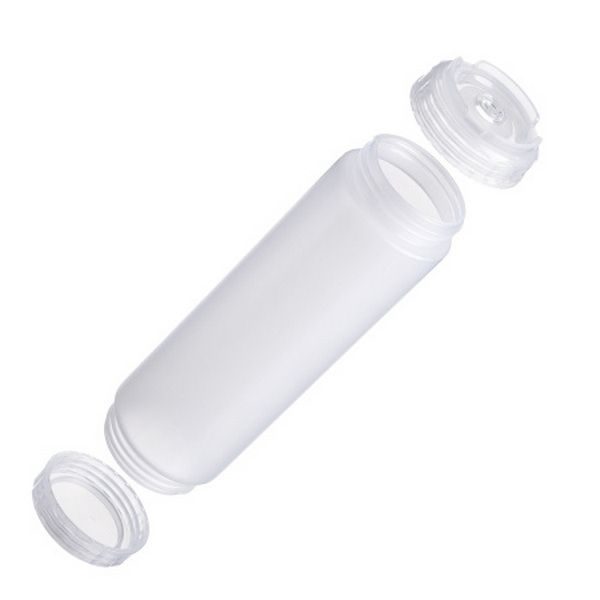 Фото Емкость для соуса Gastroplast 750 мл, D 70 мм, H 237 мм, 2 крышки носик, прозрачная артикул 79705 1