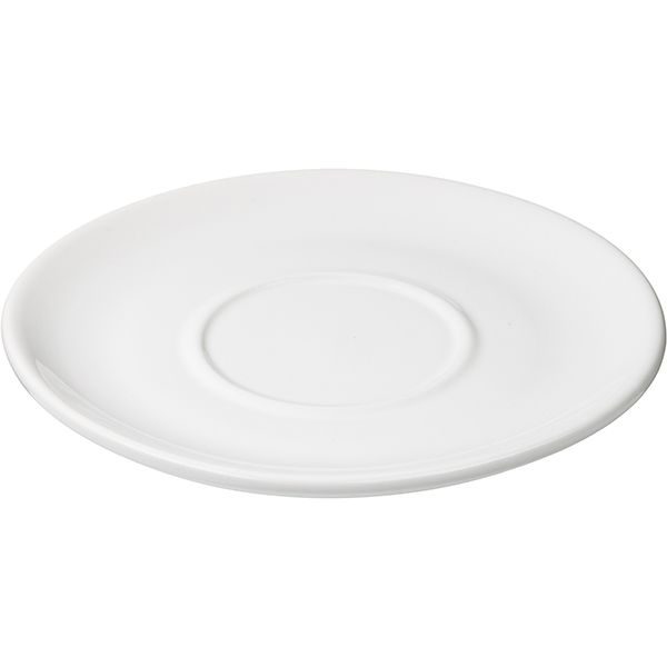 Фото Блюдце Doppio Пур-Амор фарфор D150/60, H12мм, белый — арт. 11.32.1/white 1