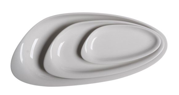 Фото Блюдо Cameo Pearl L 330 мм, B 152 мм, H 32 мм — арт. 713-T133 3