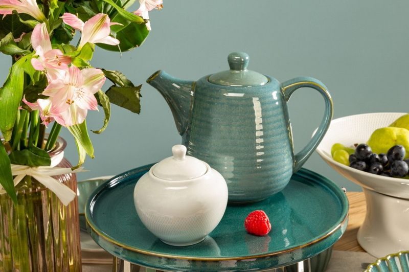 Фото Блюдце Corone Rosenthal D 130 мм голубое — арт. фк9922 9