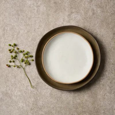 Фото Тарелка Kunstwerk Grasp D 170 мм, H 30 мм, белая — арт. 20722/white 4
