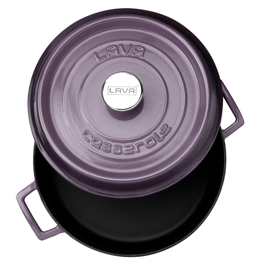 Фото Кастрюля LAVA TRENDY SERIES 5,66 л, H 77 мм, D 320 мм фиолетовая — арт. LV Y ST 32 K2 P 1