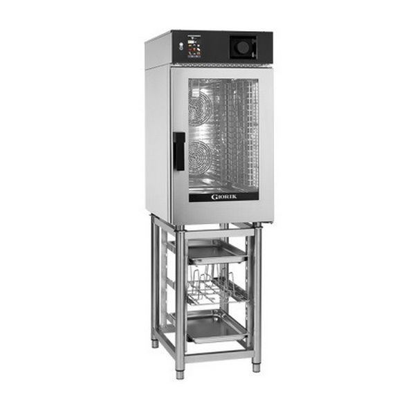 Фото Пароконвектомат электрический GIORIK Mini Touch, инжекторный, 10 уровней GN1/1 — арт. KM101W 1