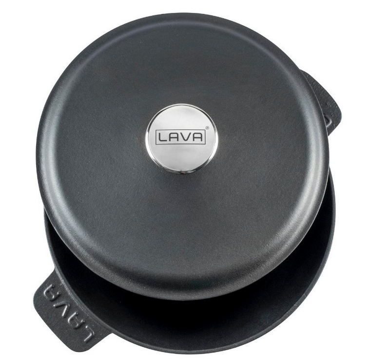 Фото Кастрюля LAVA 4,95 л, D 240 мм, H 130 мм черная — арт. LV ECO Y TC 26 K7 1