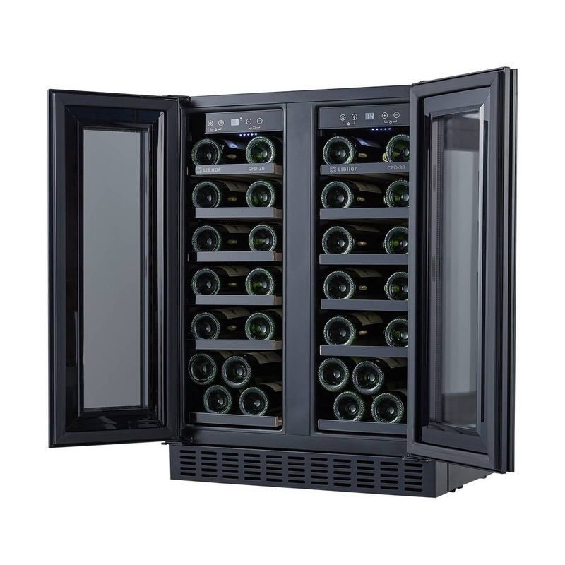 Фото Шкаф винный Libhof CFD-38 black — арт. libcfd38b 6