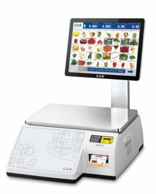Фото Весы торговые с печатью этикеток CAS CL7000-30S 4