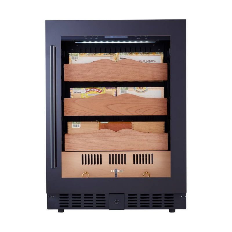 Фото Шкаф для сигар Libhof BR-650 black — арт. libbr650b 2