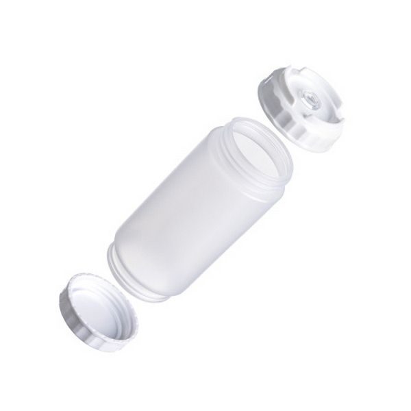 Фото Емкость для соуса Gastroplast 500 мл, D 70 мм, H 166 мм, 2 крышки носик, прозрачная артикул 79703 1