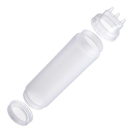 Фото Емкость для соуса Gastroplast 750 мл, D 70 мм, H 270 мм, 2 крышки носика, прозрачная артикул 79675 1