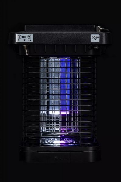 Фото Лампа инсектицидная Frojer черная — арт. EM02 Solar 1