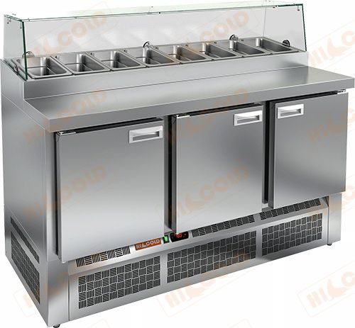 HICOLD PZE2-111/GN стекло 1485x700x850 мм 1485 мм
