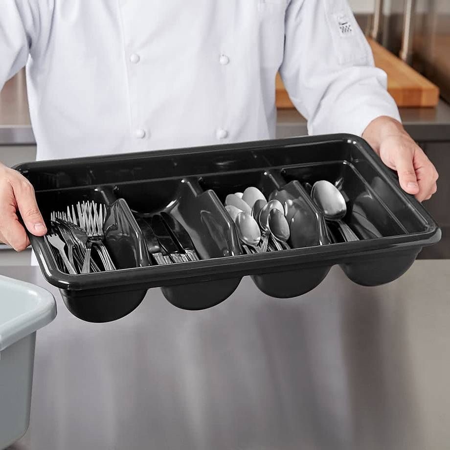 Фото Коробка для столовых приборов Cambro черный — арт. 1120CBR 110 4