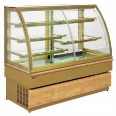Витрина кондитерская UNIS III 1500 Combi, gold