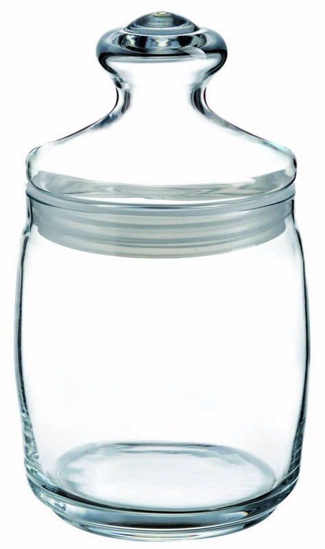 Фото Банка для сыпучих продуктов PASABAHCE Cesni 920 мл, D 94 мм, H 185 мм — арт. 97560/b 1