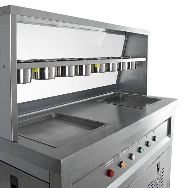 Фото Фризер для жареного мороженого Foodatlas KCB-2F контейнеры, стол для топпингов — арт. УТ000009222 8