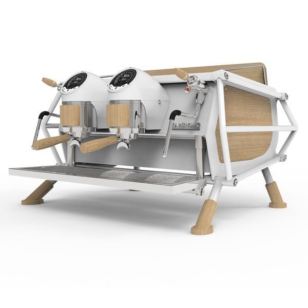 Кофемашина рожковая гр. 220В white and wood