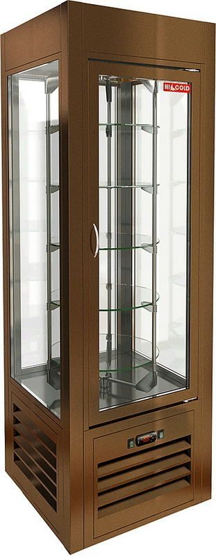 Шкаф кондитерский HICOLD VRC 350 R Sh Bronze