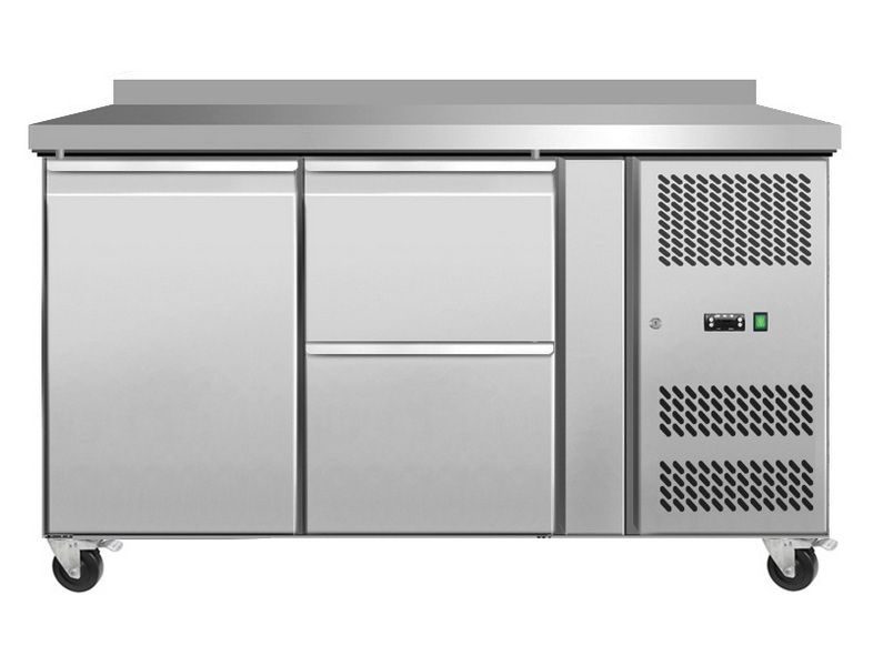 Стол холодил Koreco GN/2100TNL1D2/W пристенный с 1