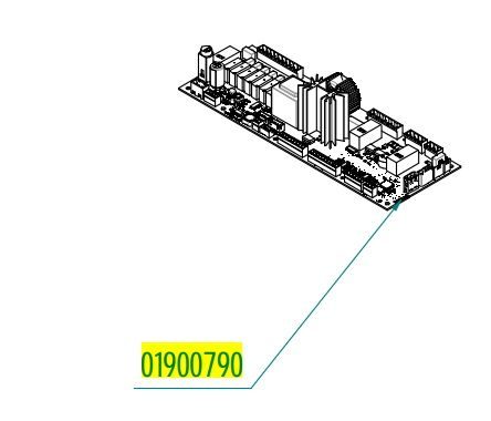 Фото Плата питания Tecnoeka для серии BM — арт. 01900790 1