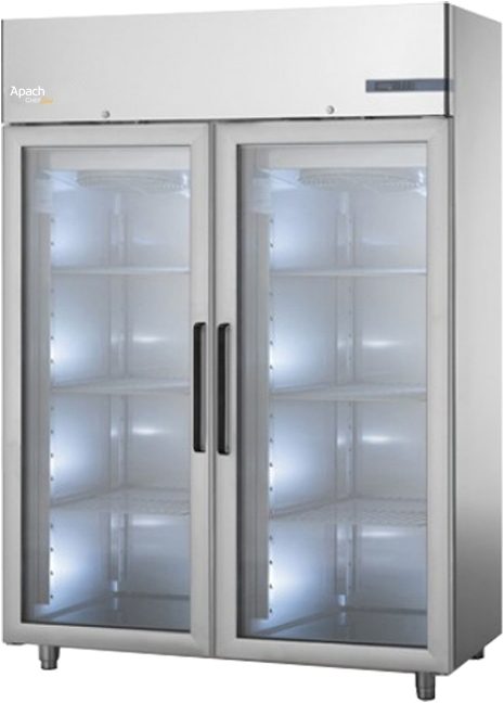 Шкаф уни Apach Chef Line LCRM140ND2G со стеклянной