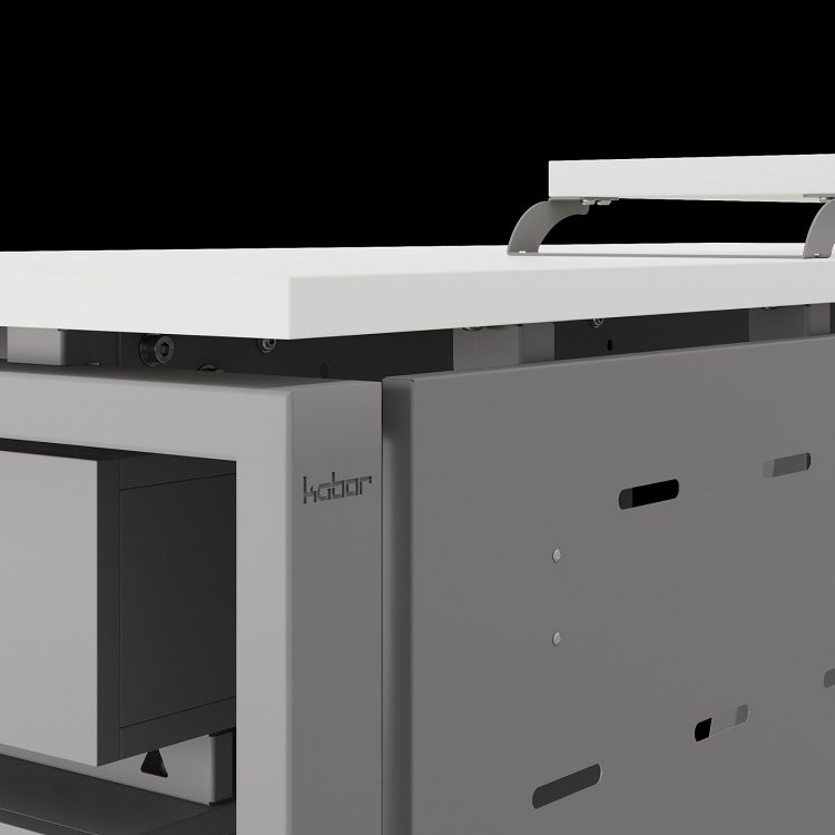 Фото Стол офисный КОБОР AB-160/70 aluminum/premium 3