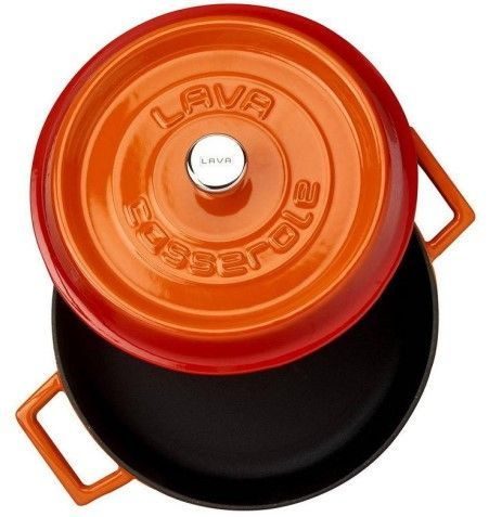 Фото Кастрюля LAVA TRENDY SERIES 2,47 л, D 240 мм, H 75 мм оранжевая — арт. LV Y ST 24 K2 O 1
