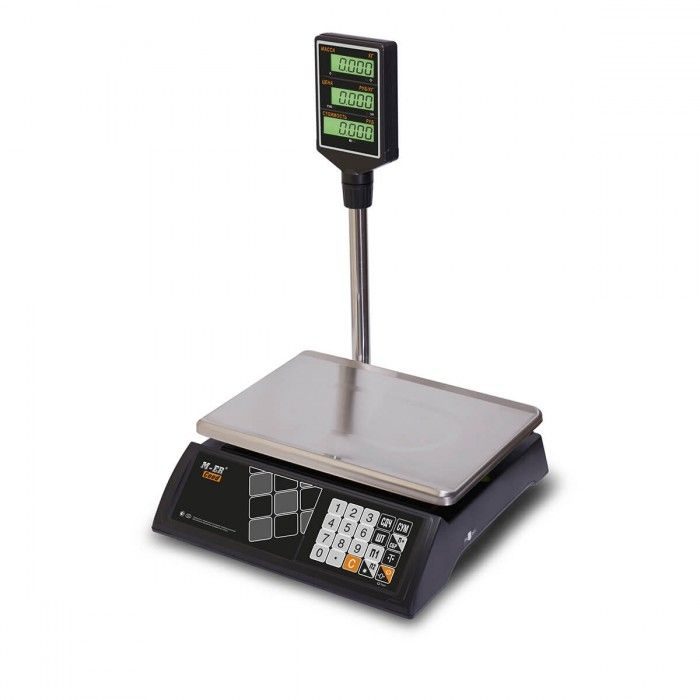 Весы MERTECH M-er 327 acp-32.5 Ceed LCD Черные