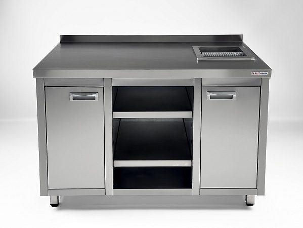 Фото Барная станция RESTOINOX БСНКР-12/7-БП для кофемашин с нок-бокс — арт. БСНКР-12/7-БП с нок-бокс 1