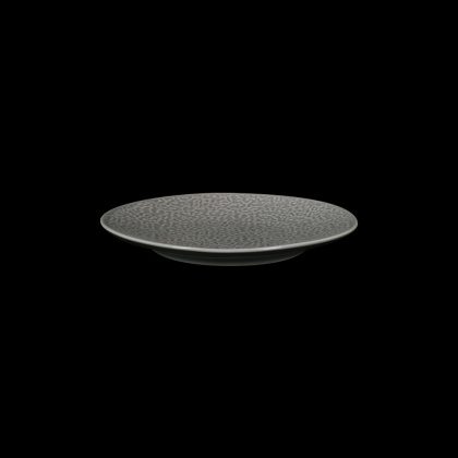 Фото Тарелка мелкая без бортов Corone Nori 8,25" D 208 мм, серый [LQ-QK15287-GRY] — арт. фк5607 1
