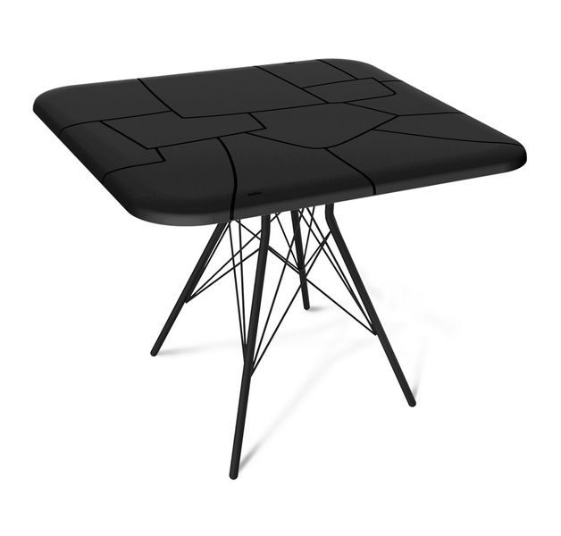 Фото Столешница Sheffilton SHT-TT30 83/83 пластик черный 3