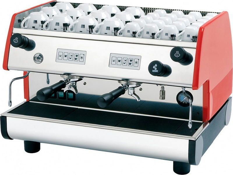 Кофемашина рожковая Pavoni CAFE2V красный