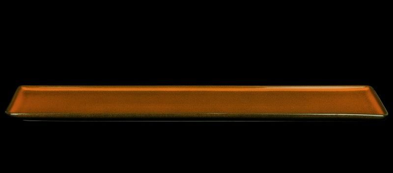 Фото Блюдо Corone Cocorita L 486 мм, B 130 мм, H 15 мм оранжевое — арт. фк8838 2