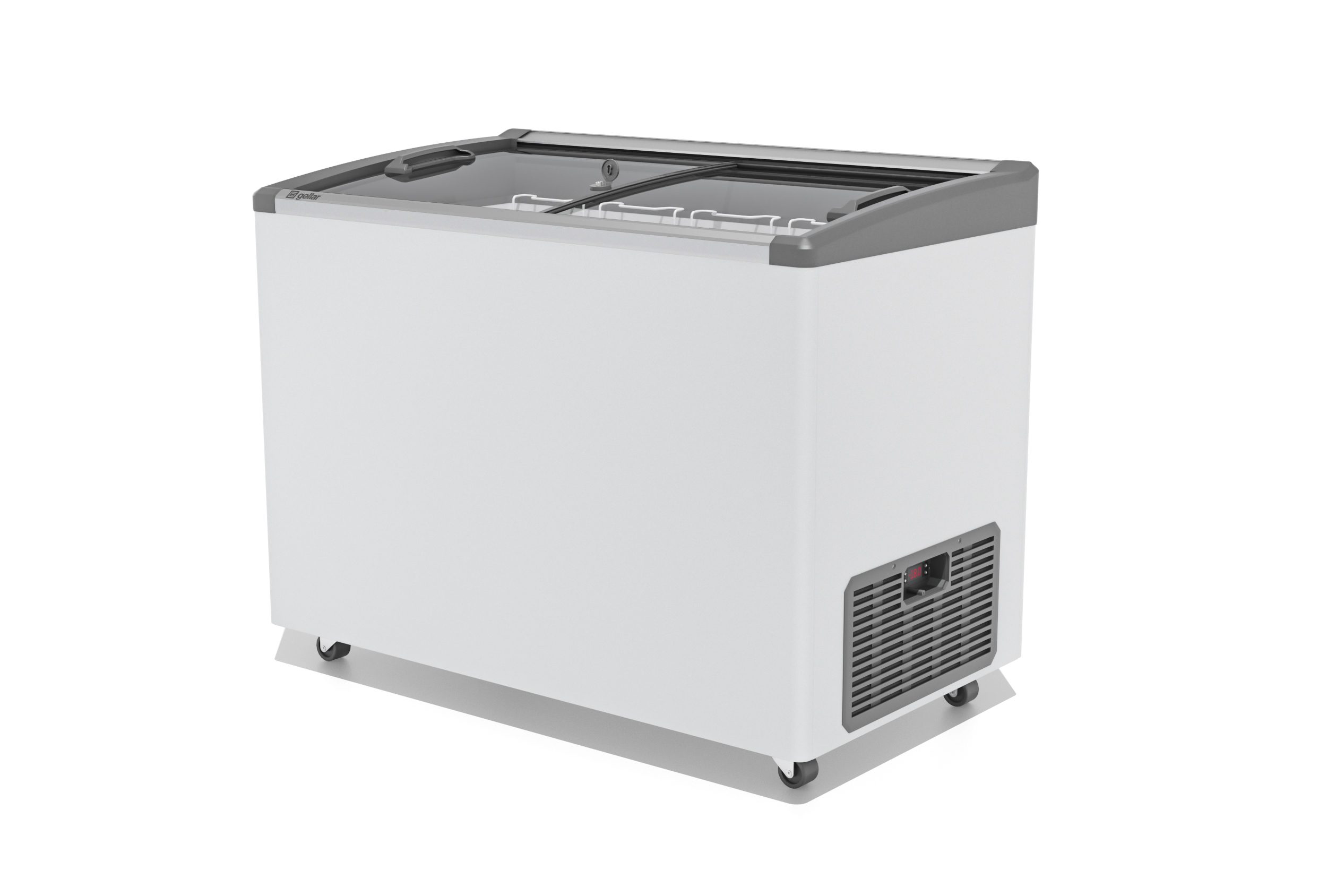 Морозильный ларь Gellar FG 350 E серый V25