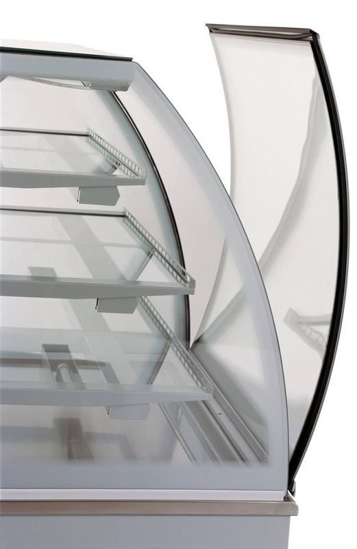 Фото Витрина кондитерская UNIS Georgia III 100 double glass, inox 1