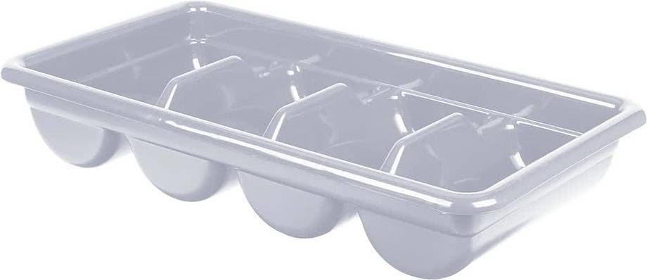 Фото Коробка для столовых приборов Cambro, 4 ячейки, светло-серый — арт. 1120CBP 180 1