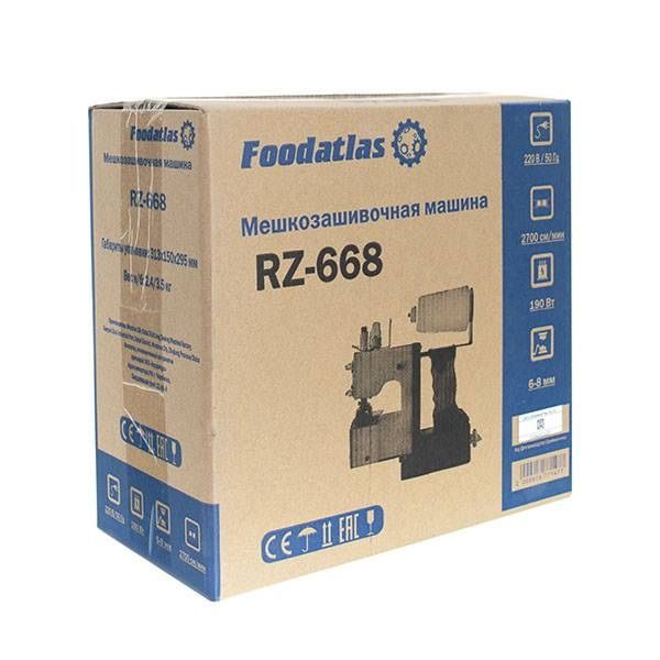 Фото Машинка мешкозашивочная Foodatlas RZ-668 — арт. ЦБ000001114 10