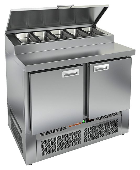 Стол для пиццы HICOLD PZE1-11/GN (1/3H) (R290)
