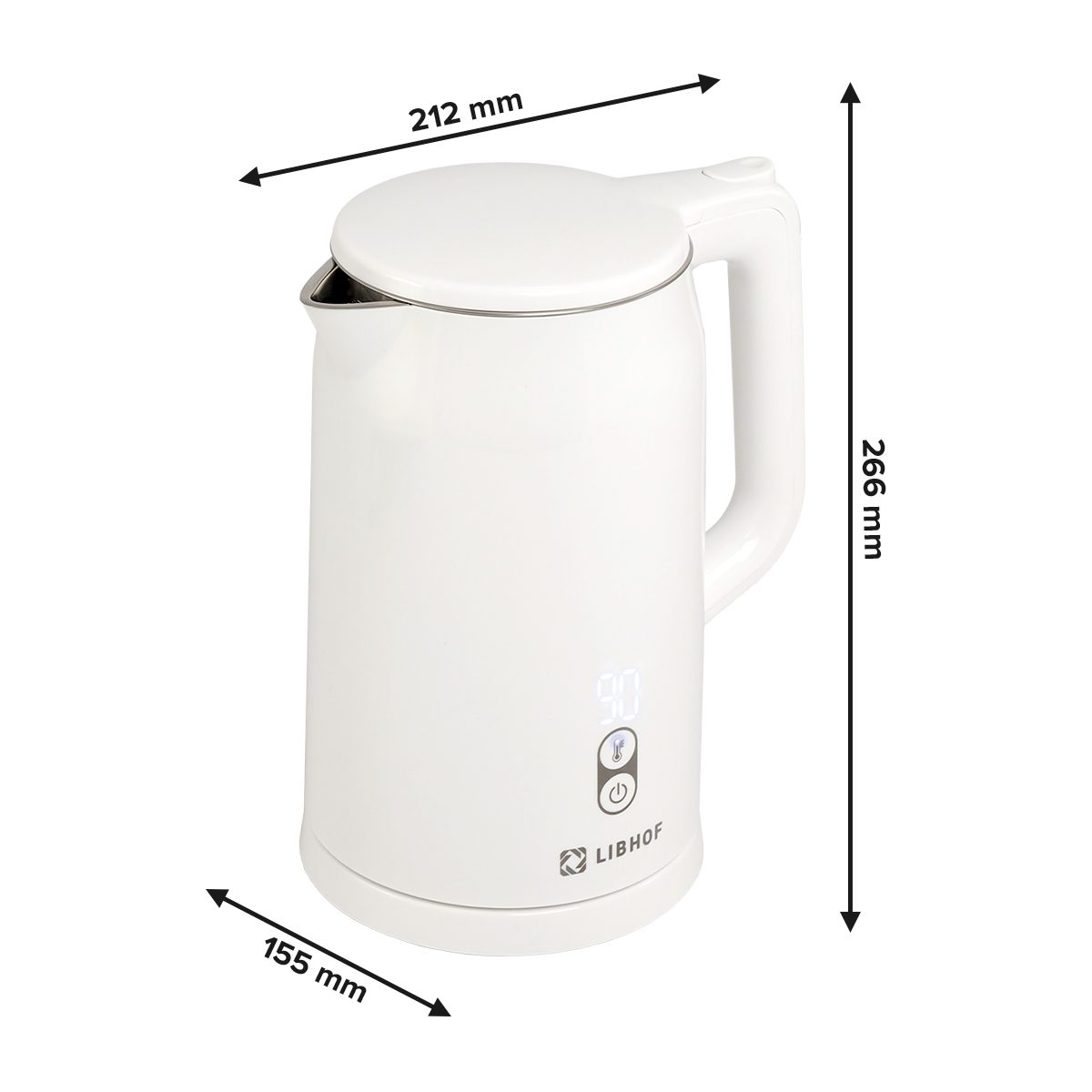 Фото Чайник электрический Libhof DK-1720W — арт. libdk1720w 9