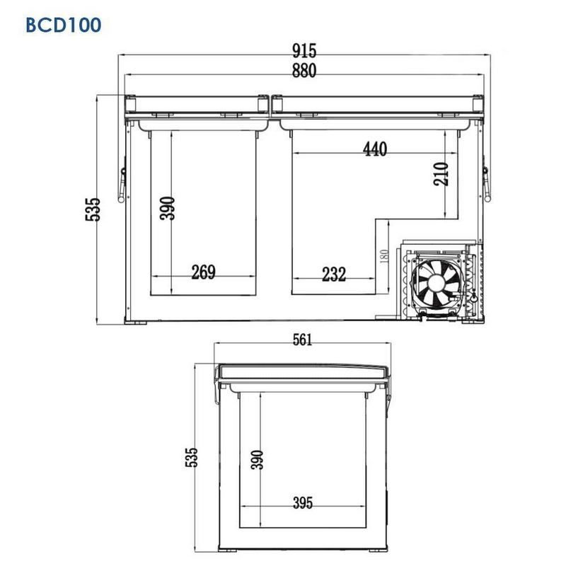 Фото Автохолодильник Alpicool BCD100 1