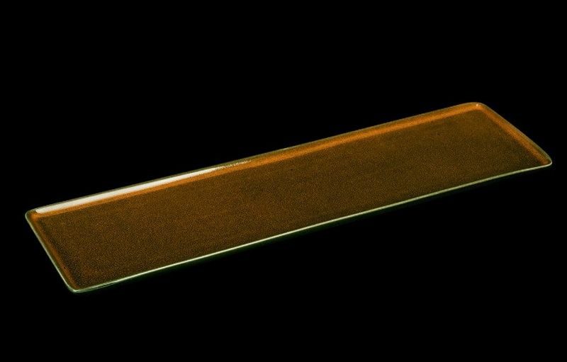 Фото Блюдо Corone Cocorita L 380 мм, B 100 мм, H 16 мм оранжевое — арт. фк8836 1